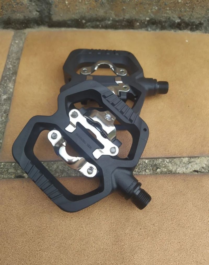 Gebrauchtes Look Geo Trekking mixtos + calas Drivetrain & Pedals