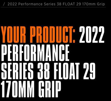 Fox 38 Performance Fork 2022 bike d'occasion — image 2 sur 6