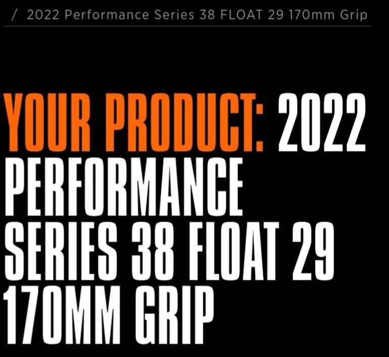 Fox 38 Performance Fork 2022 bike d'occasion — image 2 sur 6