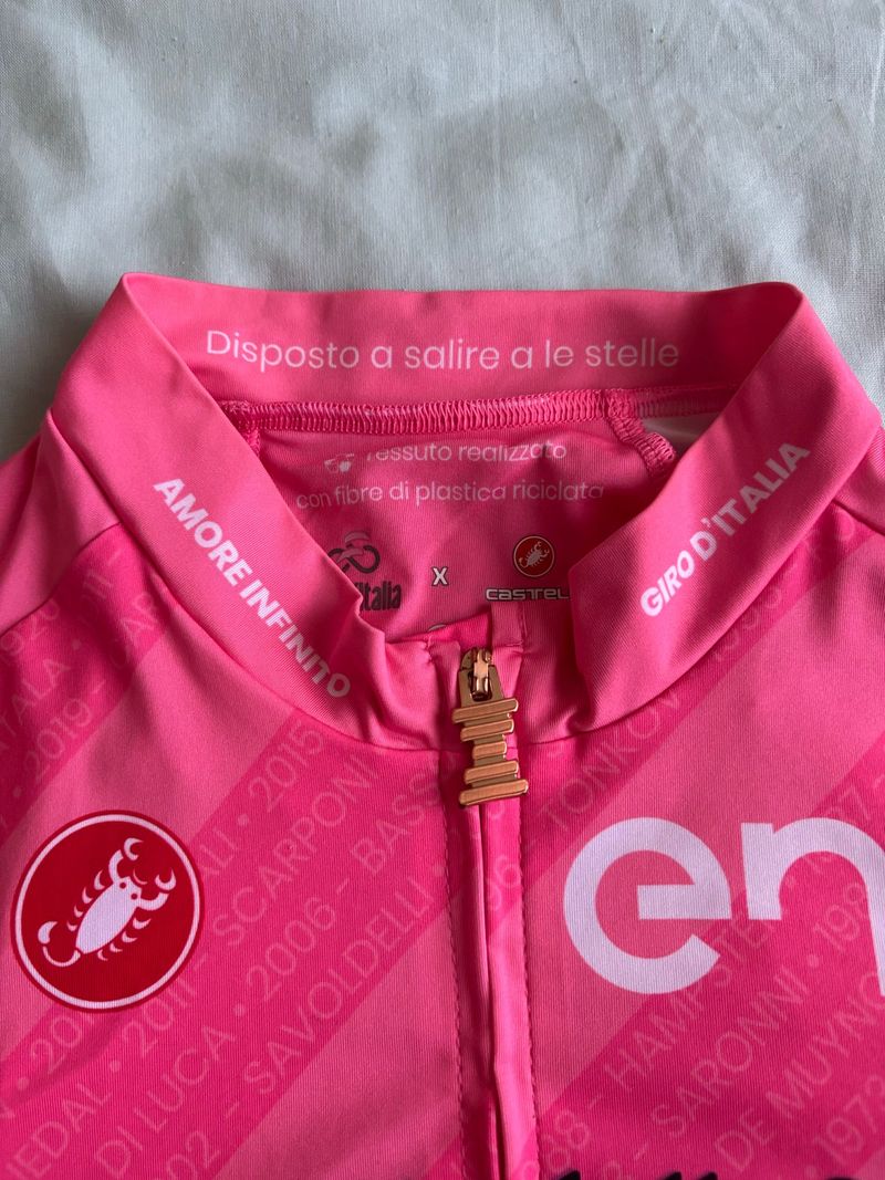 Castelli Maglia Rosa Originale Giro D’Italia 2020 Cycling Clothing d'occasion