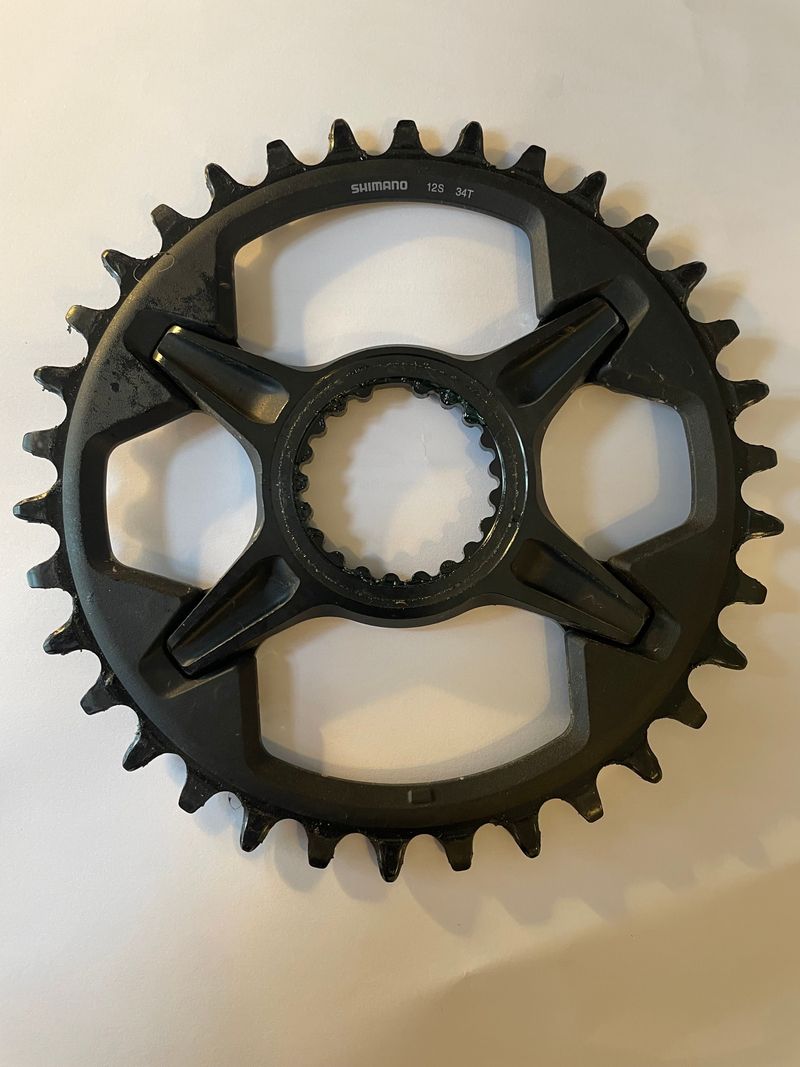 Used Shimano Kettenblatt 12S 34T 2026 Drivetrain & Pedals