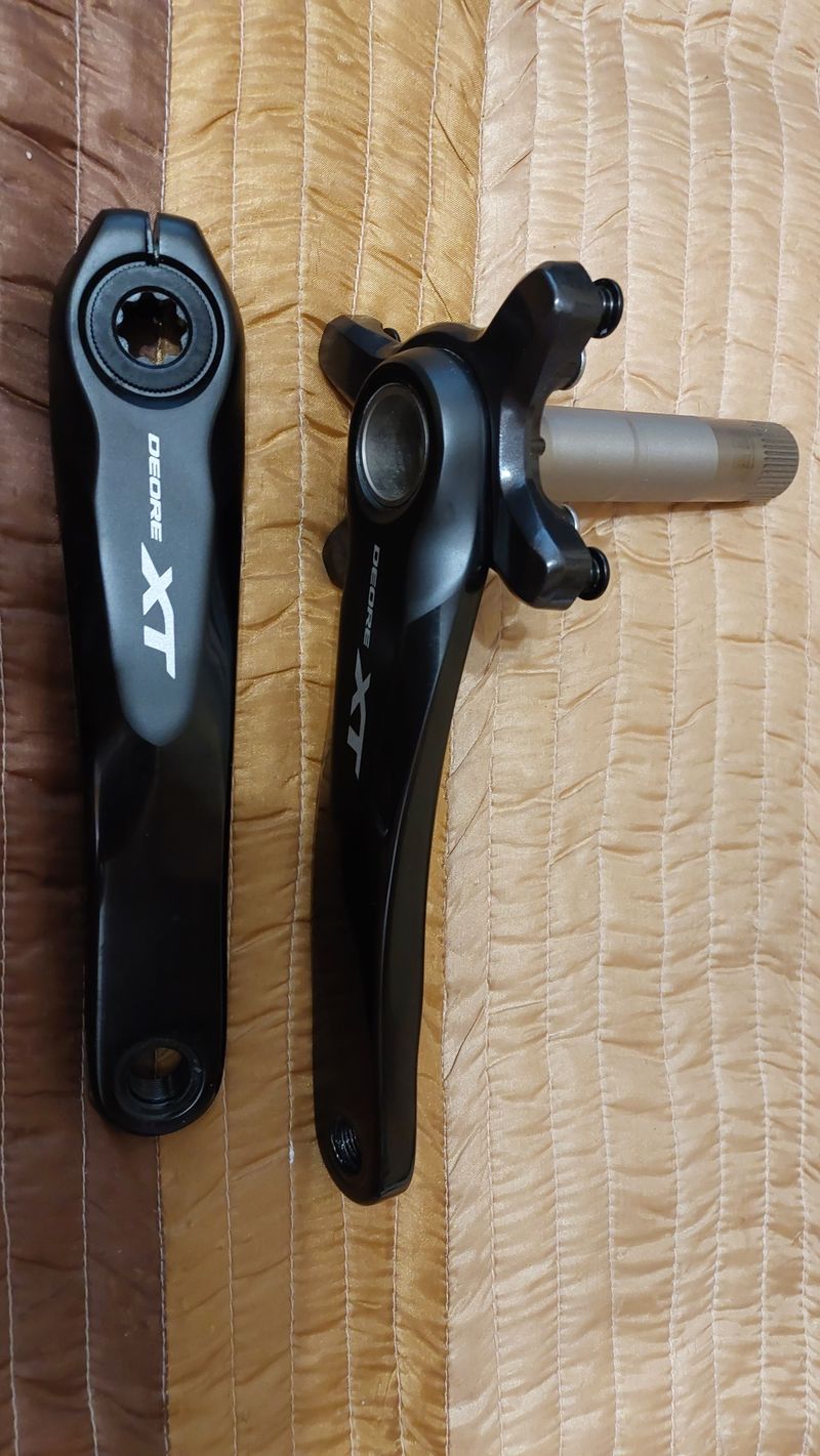 Used Shimano Deore XT FC-M8000 Drivetrain & Pedals