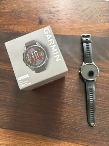 Used Garmin Fenix 8 43mm Amoled Sapphire 2025 bike — image 1 of 10