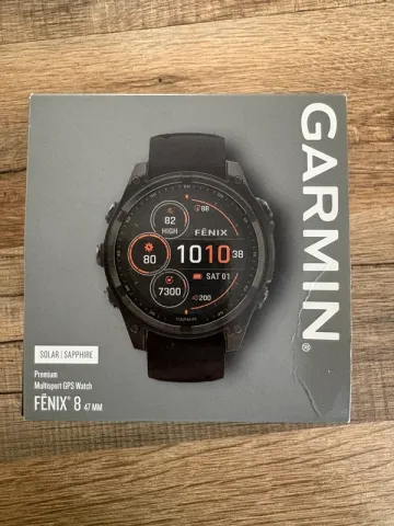 Used Garmin Fēnix 8 Solar Sapphire 47 mm bike — image 1 of 4