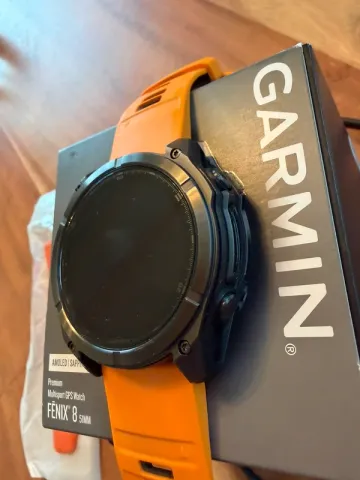 Used Garmin Fenix 8 51mm Sapphire Amoled Titanium bike — image 5 of 8