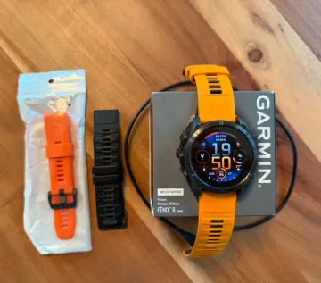 Used Garmin Fenix 8 51mm Sapphire Amoled Titanium bike — image 1 of 8
