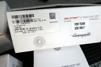 Used Campagnolo Super Record 12 Mechanical Hydraulic Brake bike — image 9 of 14