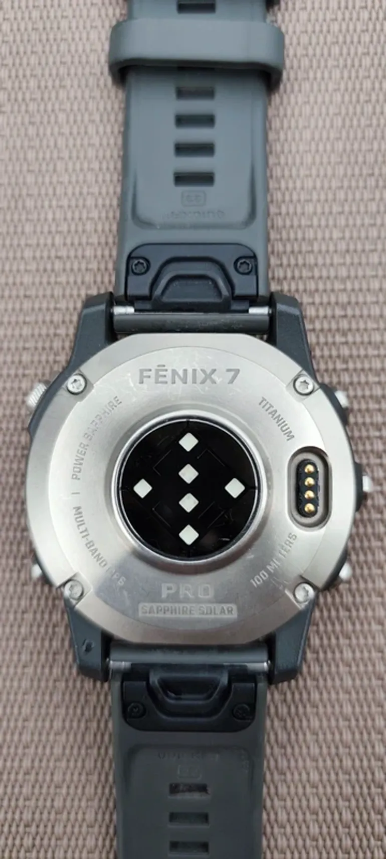 Used Garmin Fenix 7 Pro Sapphire Solar bike — image 5 of 6