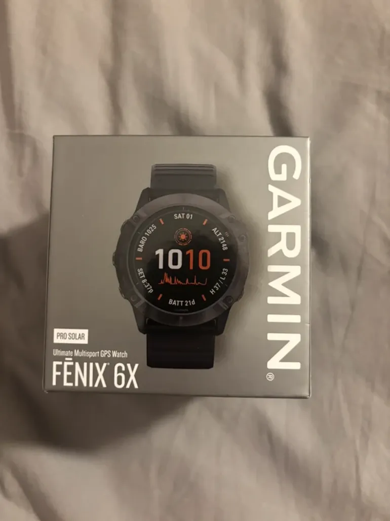 Used Garmin Fenix 6 Pro Solar bike — image 4 of 11