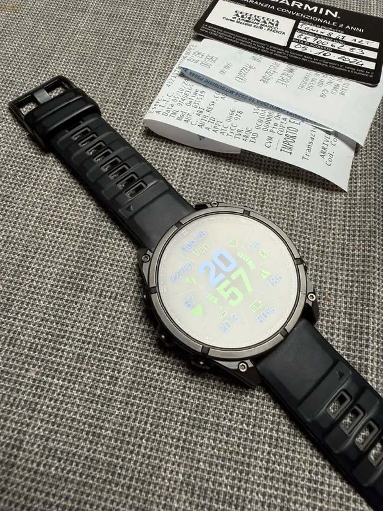 Used Garmin Fenix 8 47mm Amoled Sapphire bike — image 2 of 9