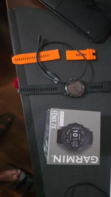 Used Garmin Fenix 7X Sapphire Solar bike — image 1 of 7