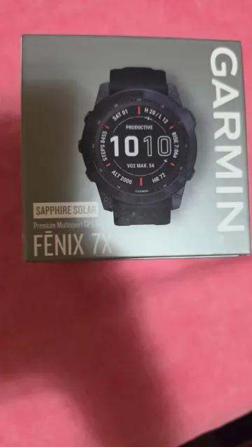 Used Garmin Fenix 7X Sapphire Solar bike — image 6 of 7
