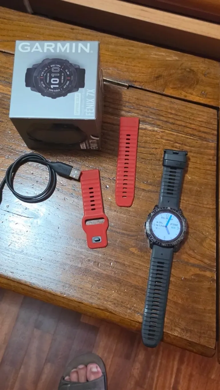 Used Garmin Fenix 7X Sapphire Solar bike — image 7 of 7