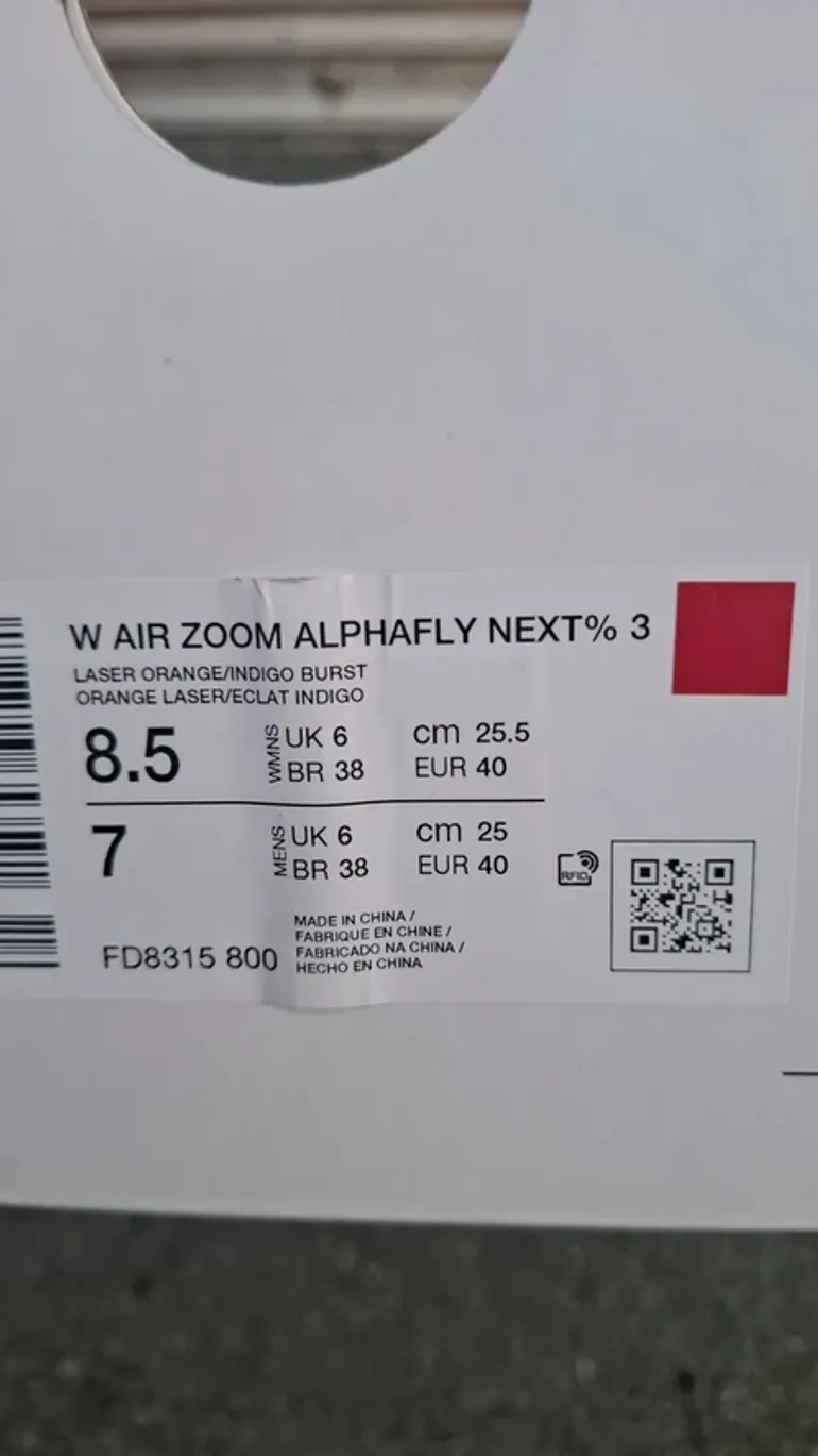 Used Nike Air Zoom Alphafly Next% 3 bike — image 12 of 12