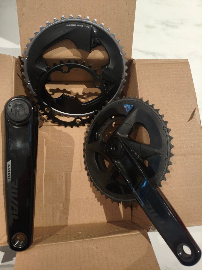 Used Sram Rival AXS D1 DUB Powermeter Drivetrain & Pedals
