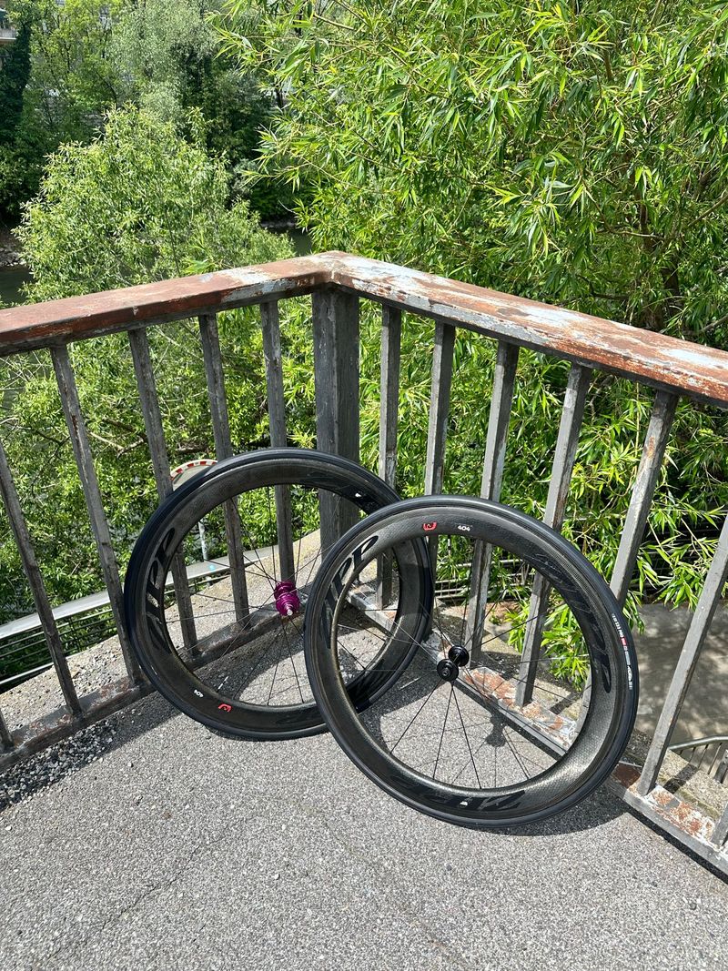 Used Zipp 404 Track / Fixed Gear Wheelset Wheels