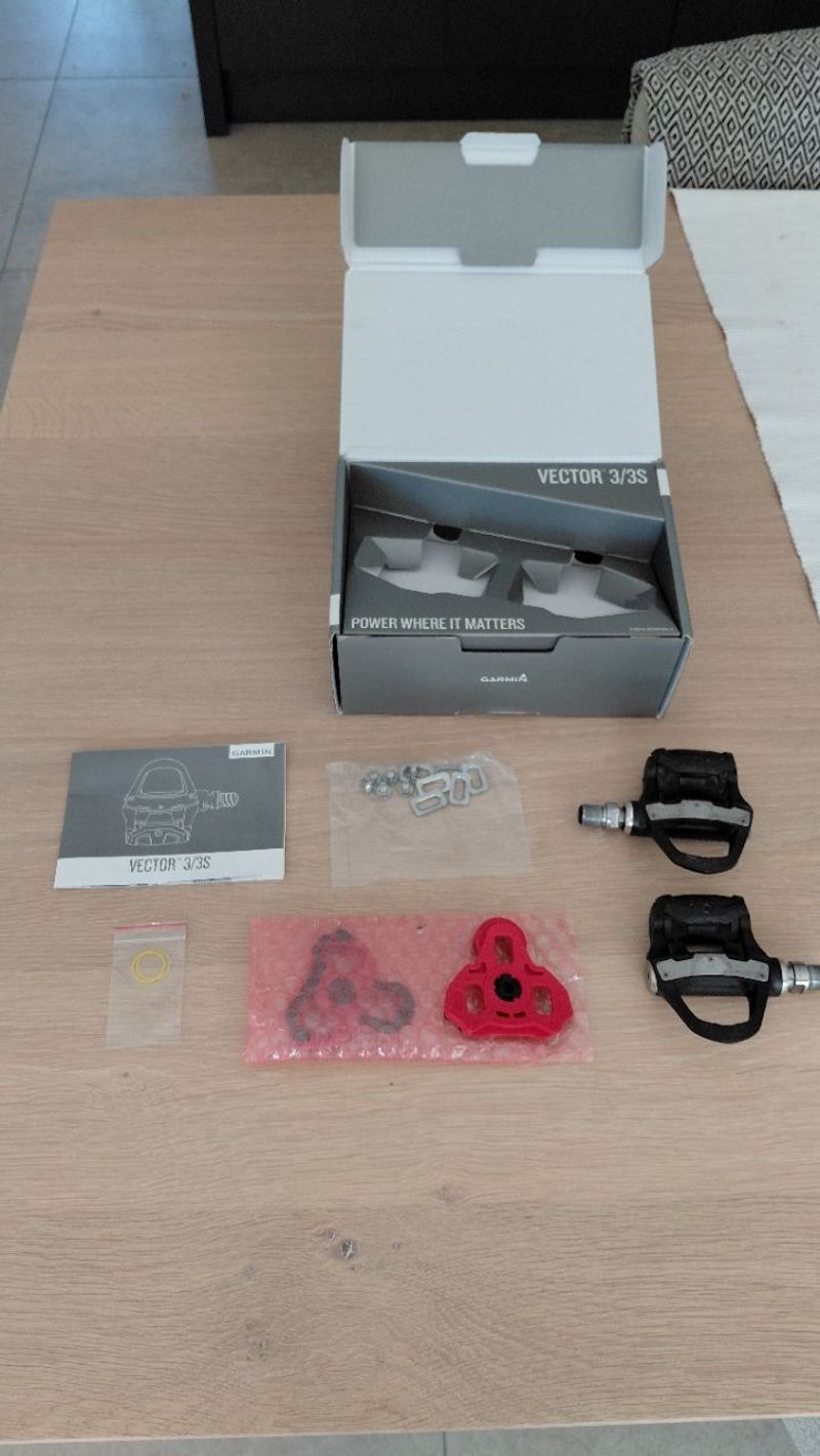 Garmin Vector 3 Dual-Sided Power Meter Pedals Drivetrain & Pedals de segunda mano