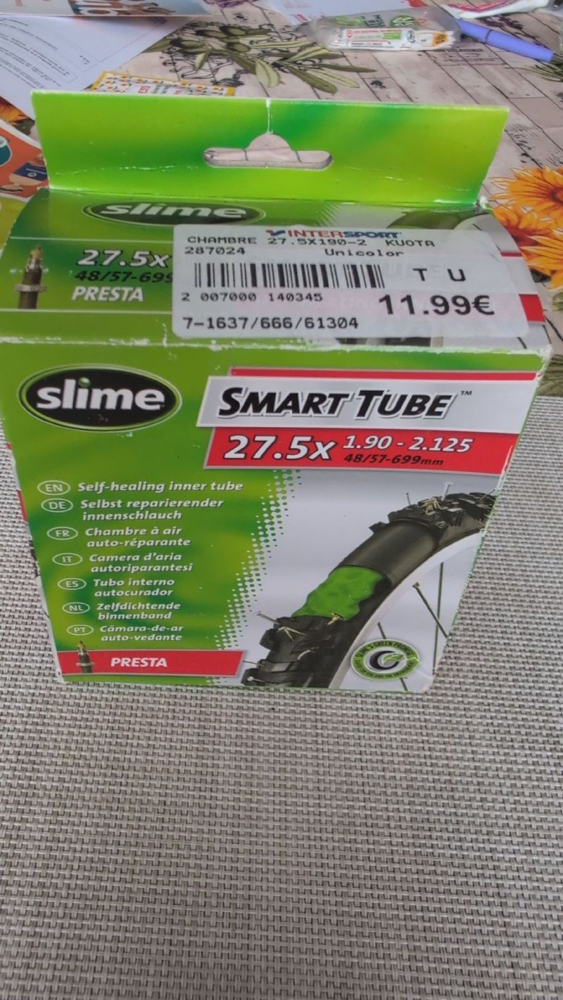 slim Auto reparante inner tube 2025 Tyres & Tubes d'occasion