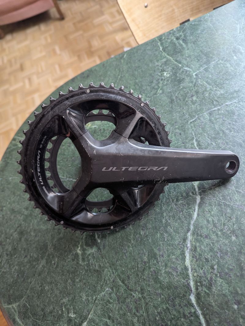 Used Shimano Ultegra R8100 Crankset with Inpeak Powermeter 2025 Drivetrain & Pedals
