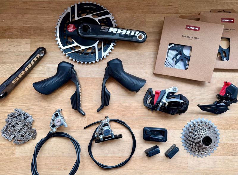 Used Sram Red AXS E1 Team Edition Powermeter groupset, NEW 2026 Groupset