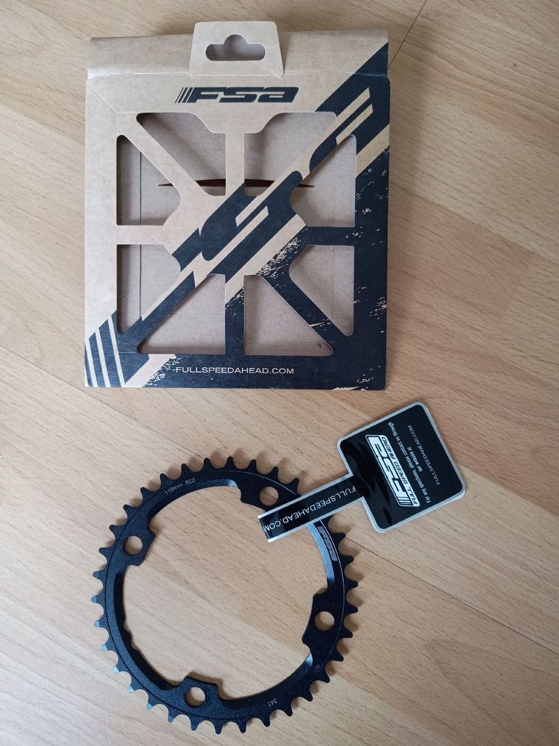 Fsa Kettenblatt 34T 110mm BCD Drivetrain & Pedals d'occasion