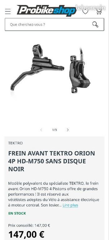 Used Tektro orion 4 pistons bike — image 9 of 9