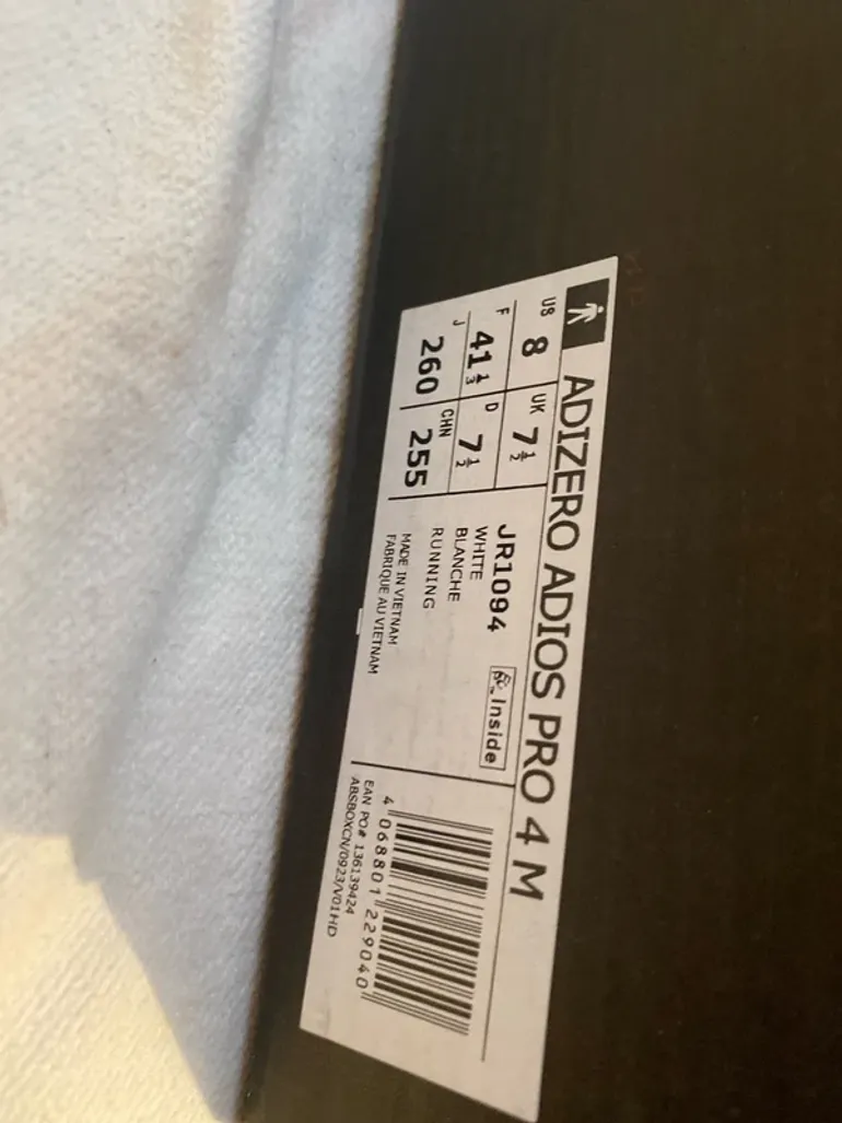 Used Adidas adizero adios pro 4 bike — image 8 of 8