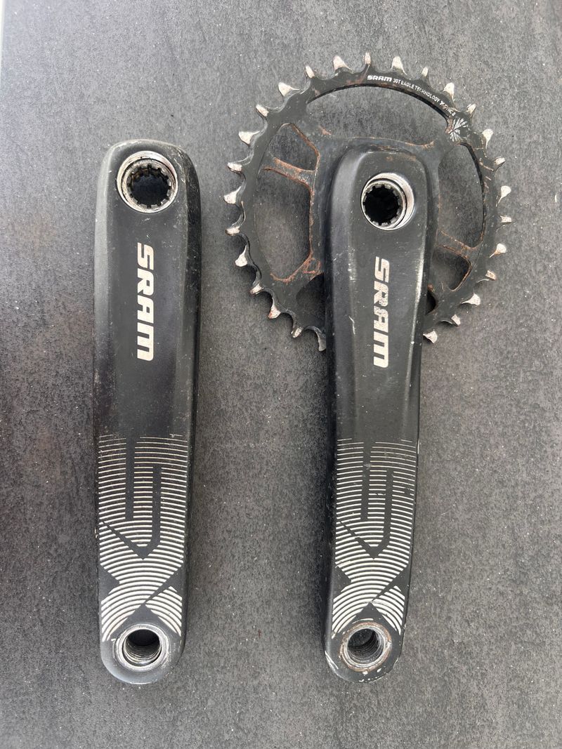 Used Sram SX Crank and Chainring Drivetrain & Pedals