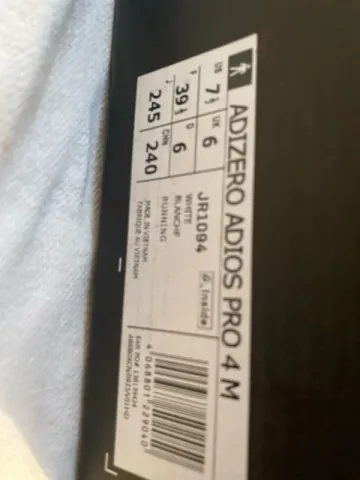 Použité Adidas Adizero Adios Pro 4 bike — obrázek 10 z 10