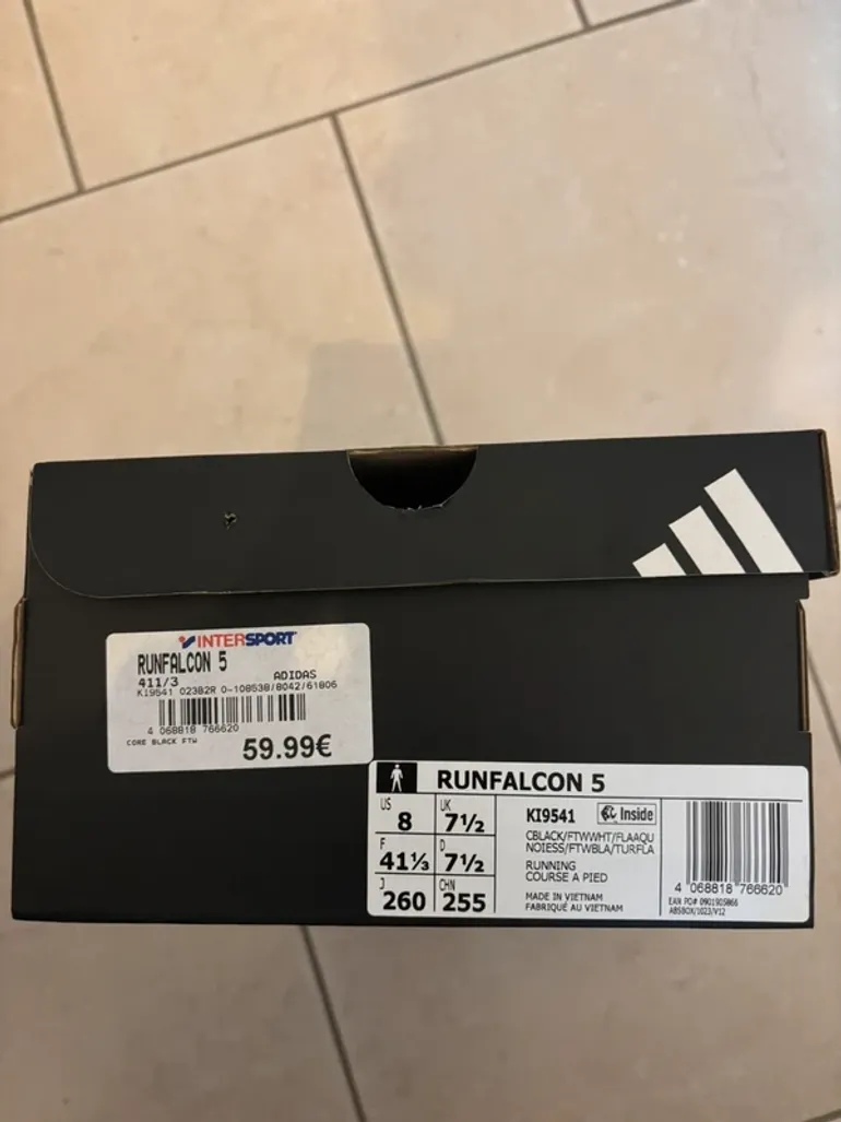 Adidas Runfalcon 5 bike usato — immagine 8 di 9