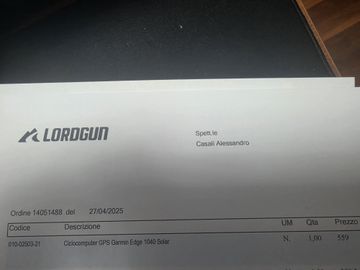 Used Garmin Edge 1040 Solar 2025 bike — image 2 of 2