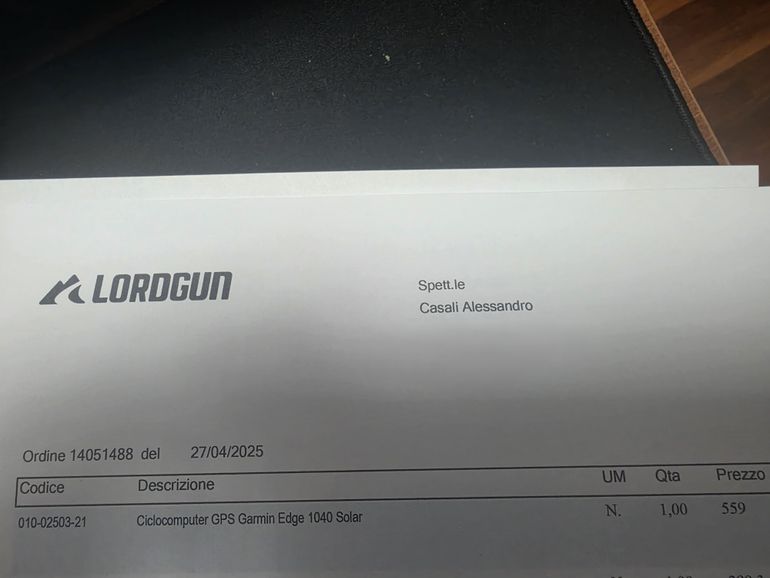 Used Garmin Edge 1040 Solar 2025 bike — image 2 of 2