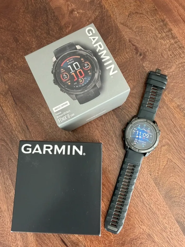 Gebrauchtes Garmin Fenix 8 51mm Solar Sapphire bike — Bild 8 von 9