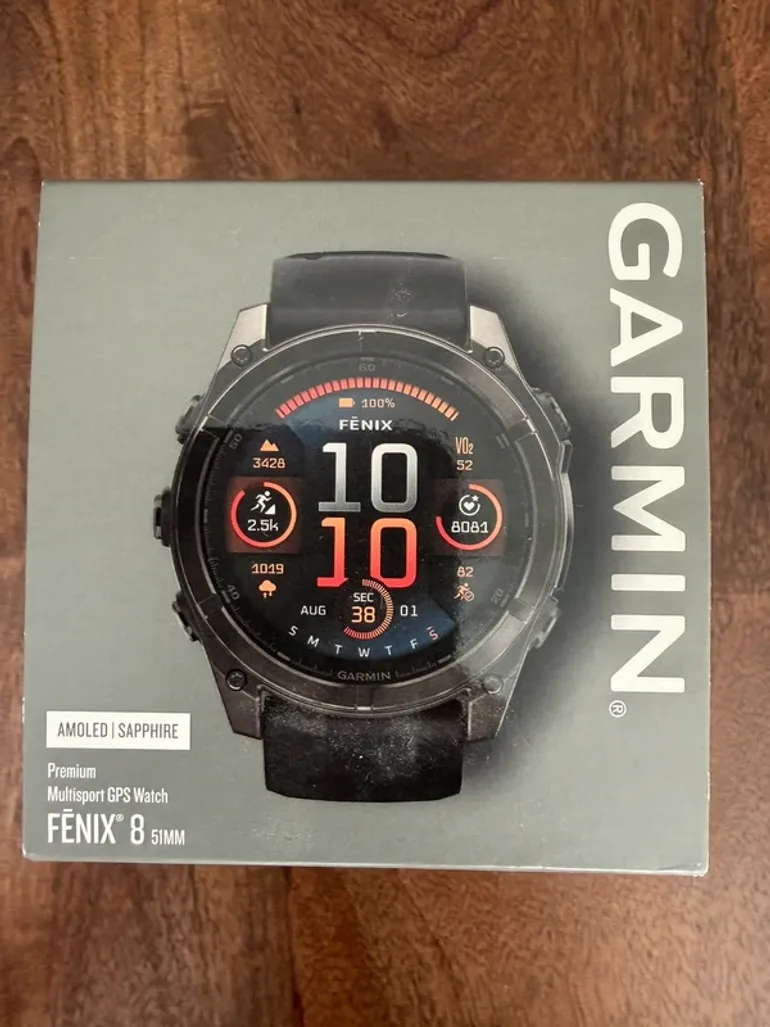 Gebrauchtes Garmin Fenix 8 51mm Solar Sapphire bike — Bild 6 von 9