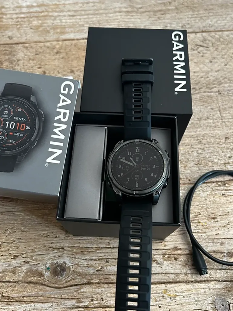 Garmin Fenix 8 Solar Sapphire 47mm bike d'occasion — image 8 sur 9