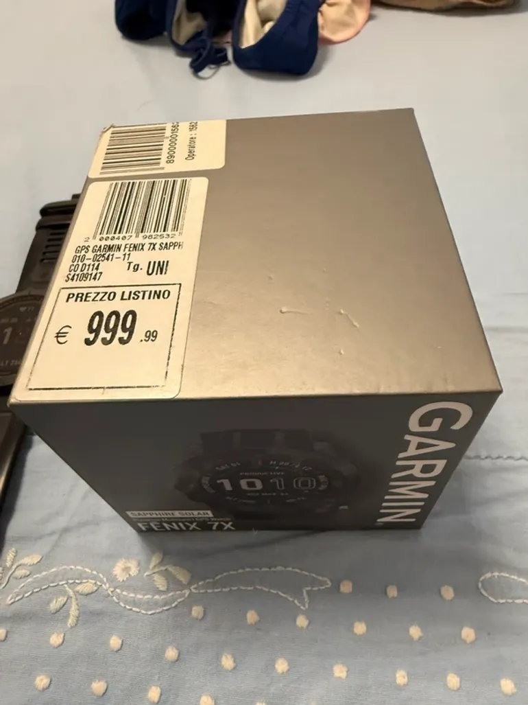 Used Garmin Fenix 7X Sapphire Solar bike — image 5 of 9