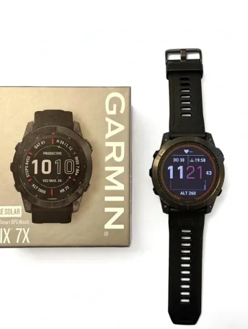 Used Garmin Fenix 7X Sapphire Solar bike — image 2 of 9