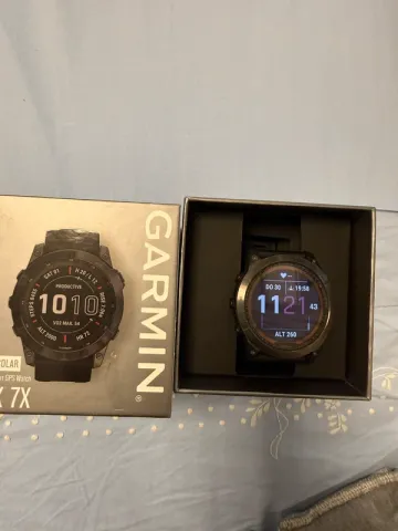 Used Garmin Fenix 7X Sapphire Solar bike — image 4 of 9
