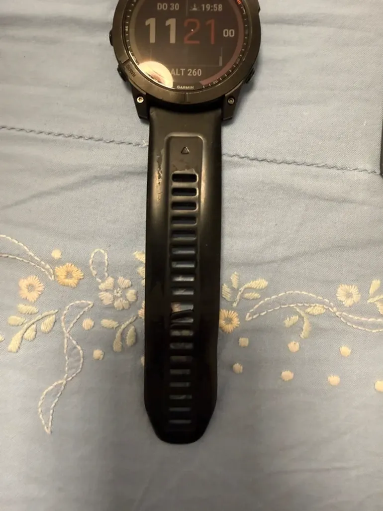 Used Garmin Fenix 7X Sapphire Solar bike — image 9 of 9