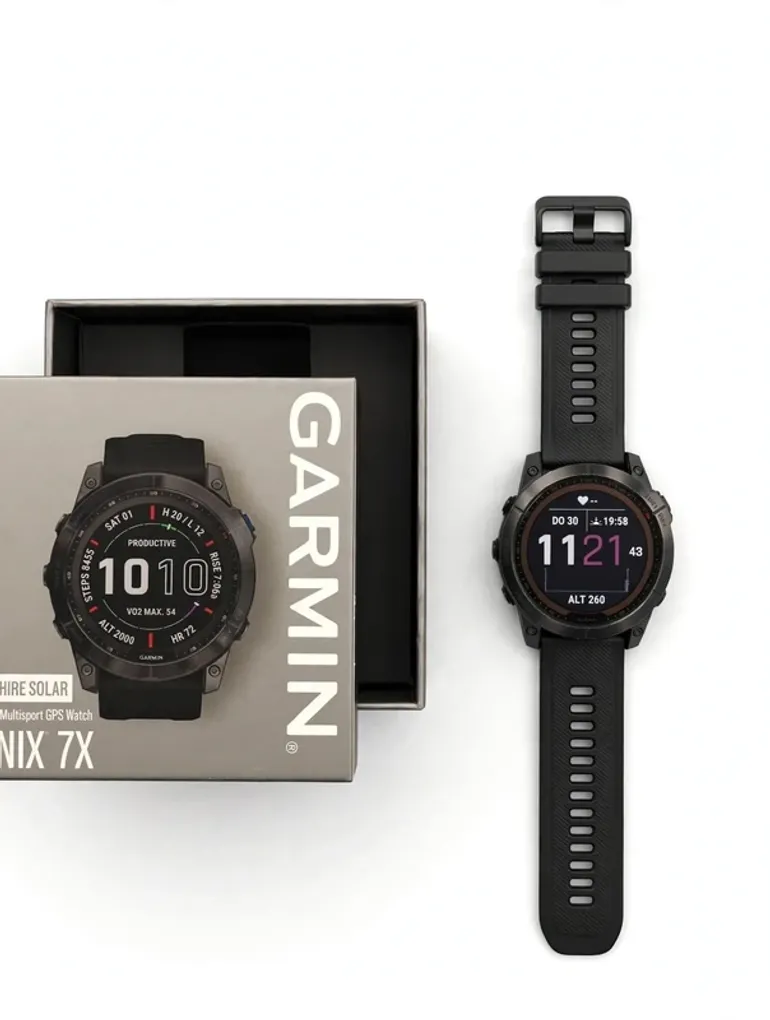 Used Garmin Fenix 7X Sapphire Solar bike — image 1 of 9
