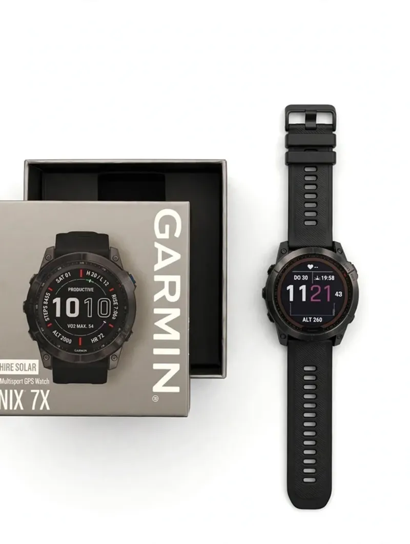 Used Garmin Fenix 7X Sapphire Solar Electronics