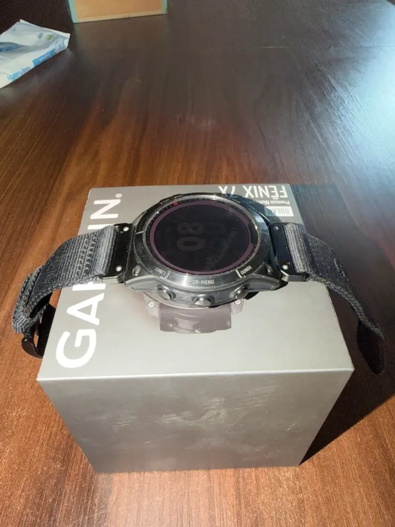 Used Garmin fenix 7x solar bike — image 2 of 4