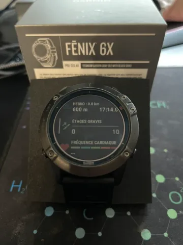 Used Garmin Fenix 6X Pro Solar bike — image 2 of 5