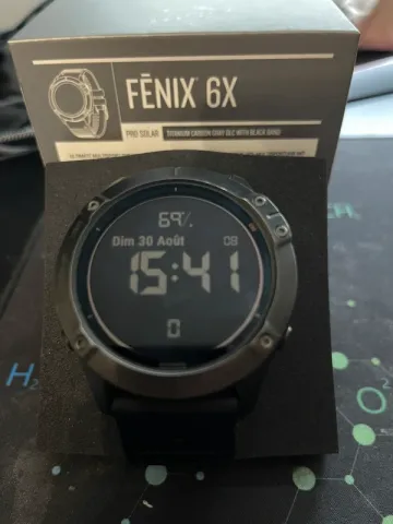 Used Garmin Fenix 6X Pro Solar bike — image 1 of 5