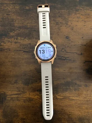 Used Garmin Fenix 7s Solar bike — image 6 of 8