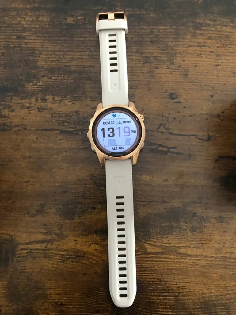Used Garmin Fenix 7s Solar bike — image 6 of 8