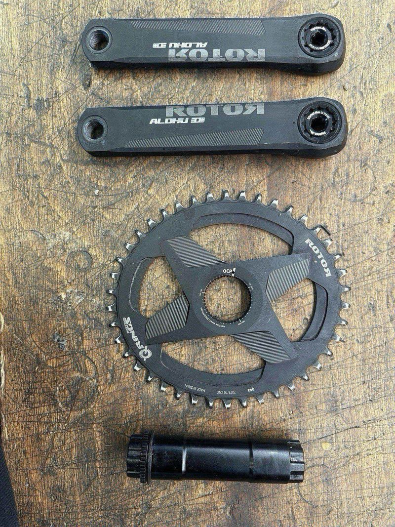 Used Rotor aldu 3D + bike — image 1 of 4