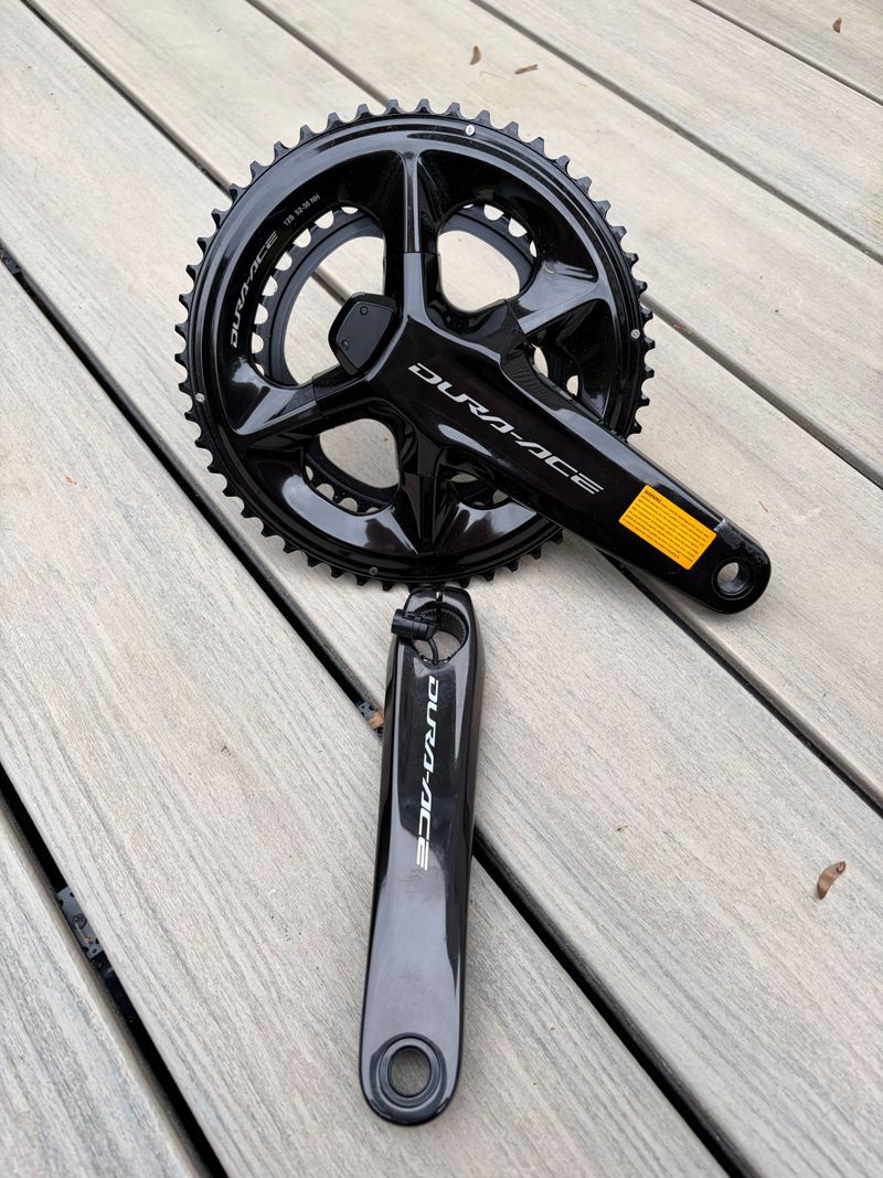 Used Shimano Dura Ace 12sp Crankset with Powermeter 2025 Drivetrain & Pedals
