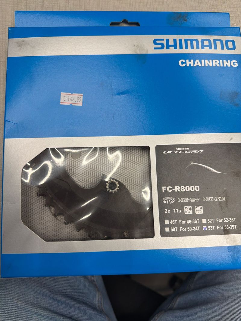 Shimano Ultegra 52 Chainring Drivetrain & Pedals d'occasion