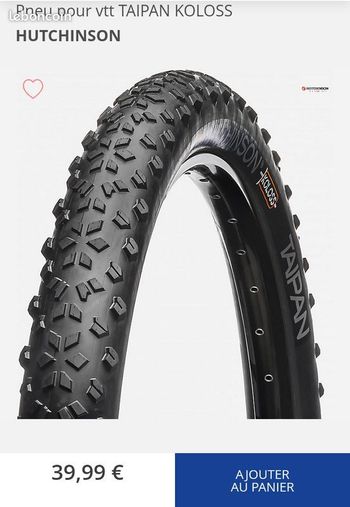 Used Hutchinson taïpan,koloss et toro koloss bike — image 5 of 8
